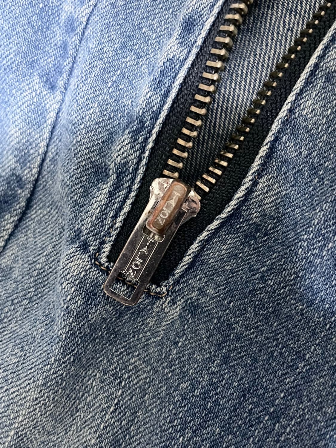 언유즈드 웨스턴 집업 데님셔츠 솔로이스트 토가 상품이미지4