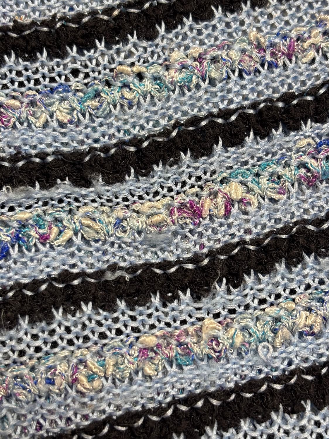 크리스찬 디올 스트라이프 반팔 니트 L사이즈 상품이미지5