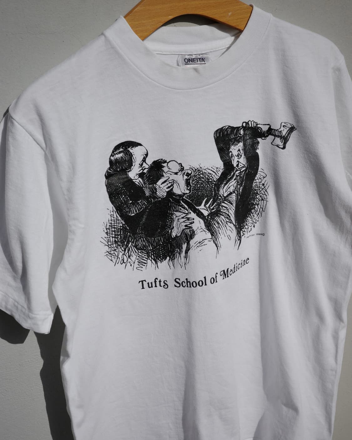 80s Tufts School Of Medicine 티셔츠 상품이미지2