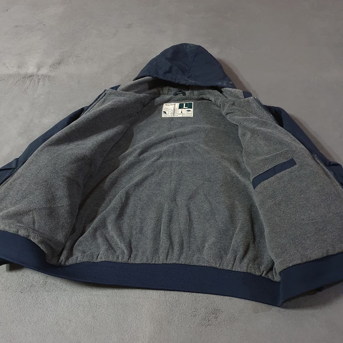 Wear Guard 웨어가드 후드 웜업 자켓 L 105 다크네이비 상품이미지8