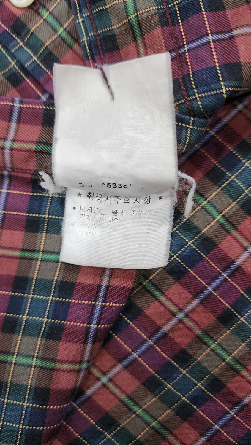 폴로 랄프로렌 클래식핏 체크 셔츠 S 상품이미지6