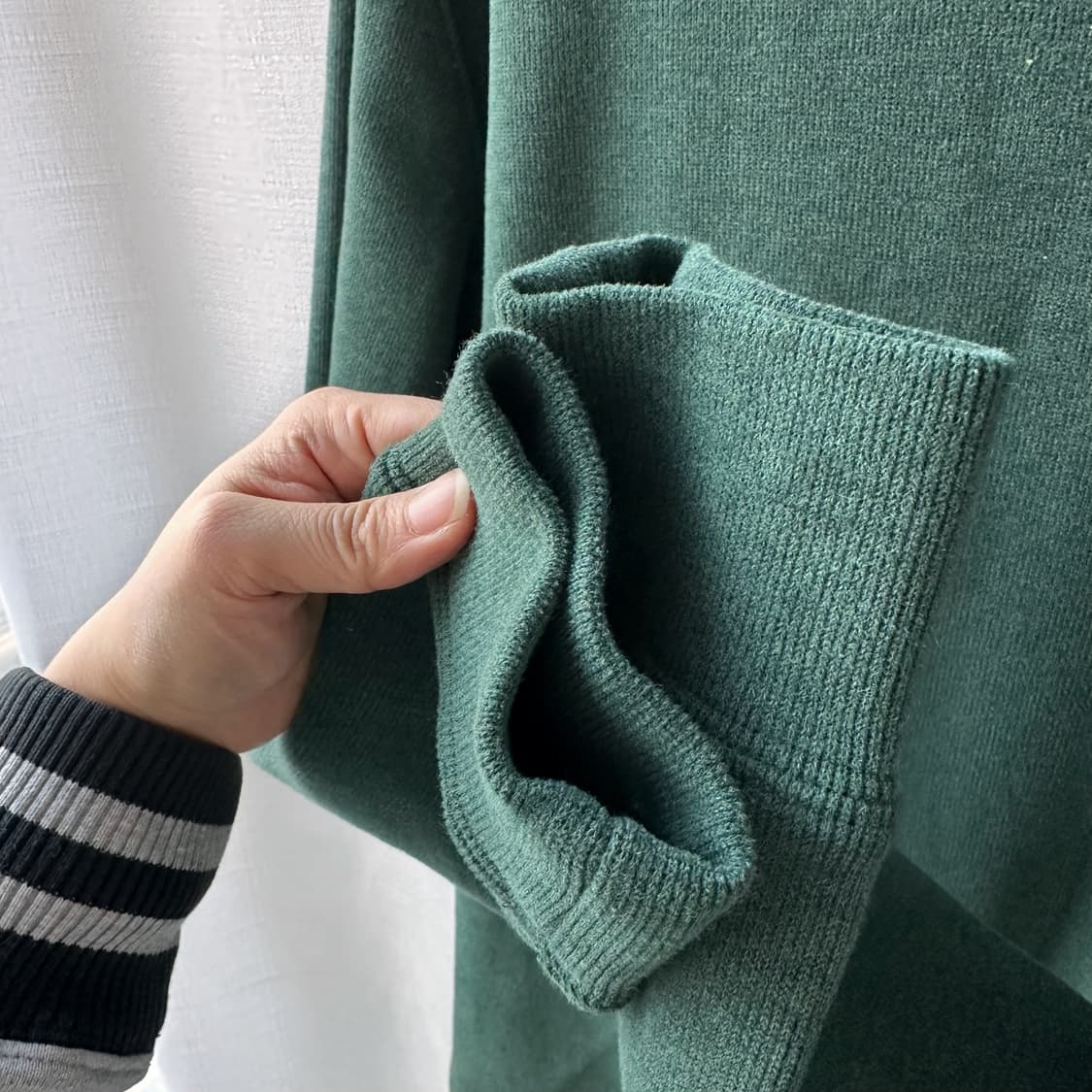 폴로 랄프로렌 신형 QR 하프 집업 코튼 니트 그린 L 상품이미지7