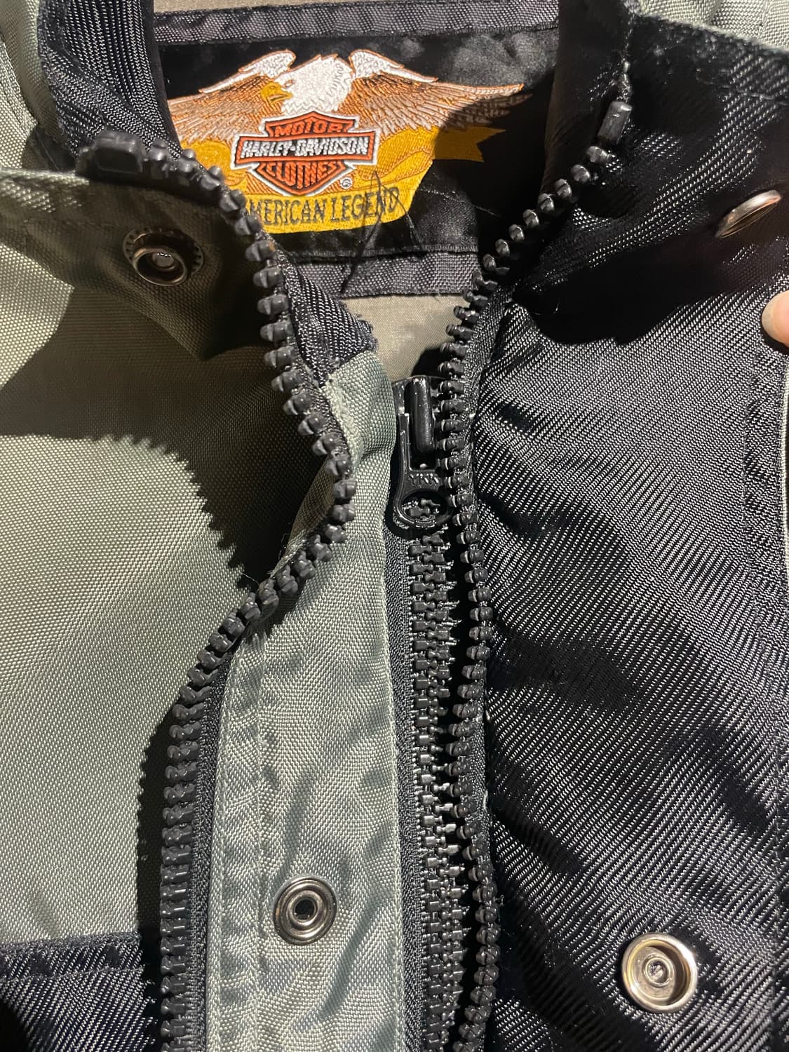 할리데이비슨 카키 야상 바람막이 L 상품이미지6