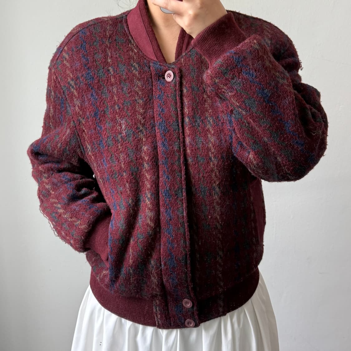 [M] 입생로랑 울 블루종 자켓 상품이미지1