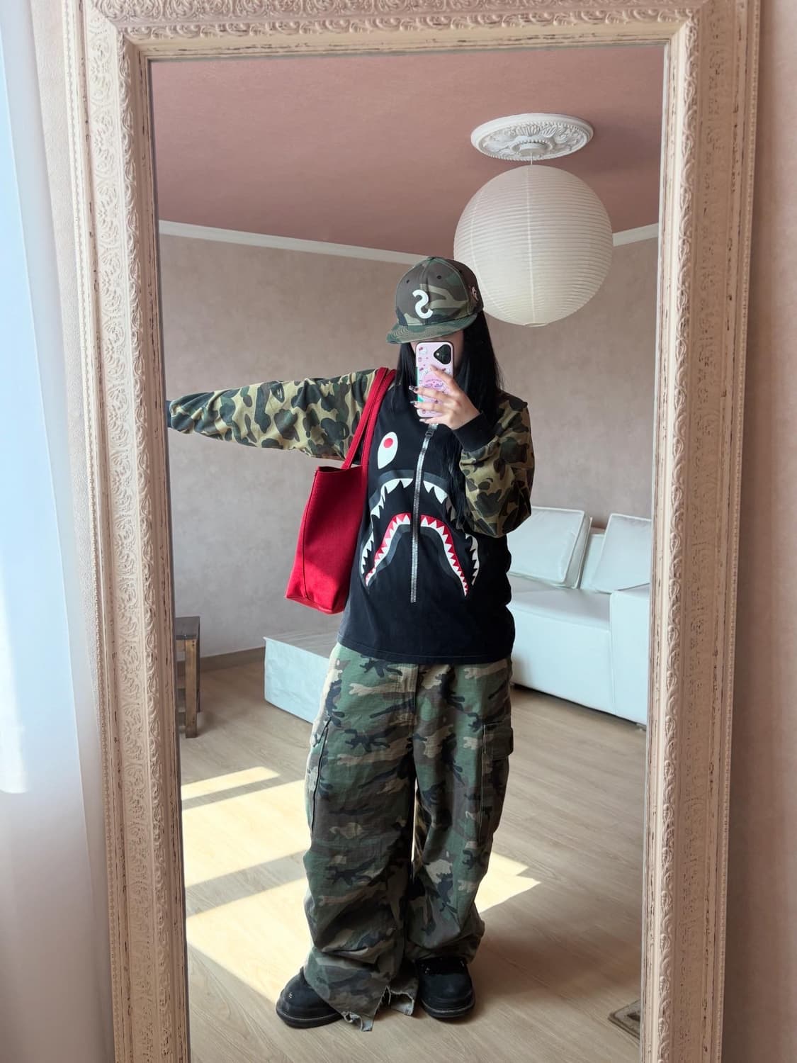 베이프 샤크 롱슬리브  상품이미지1