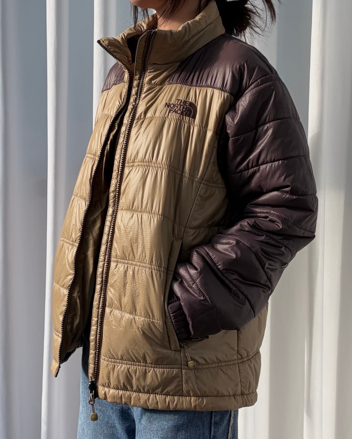 [M]노스페이스 엑셀로프트 초코맛 패디드 경량 자켓 상품이미지1