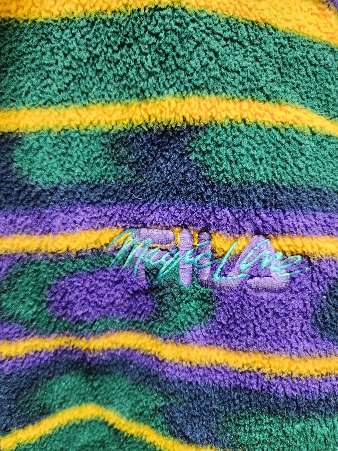 90s FILA 멀티컬러 스트라이프 패턴 플리스  상품이미지3