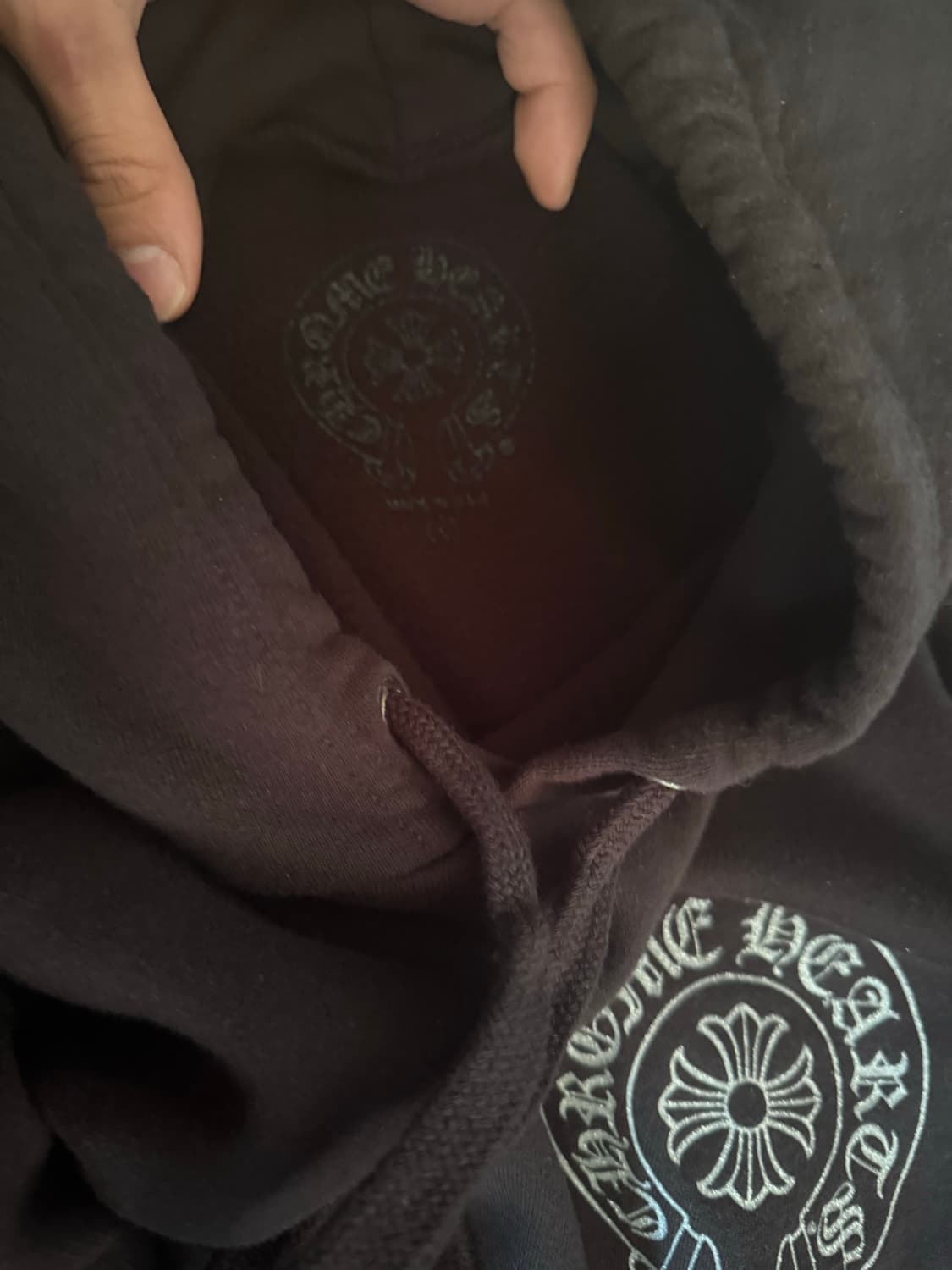 크롬하츠 실버 글리터 후드 블랙 상품이미지8