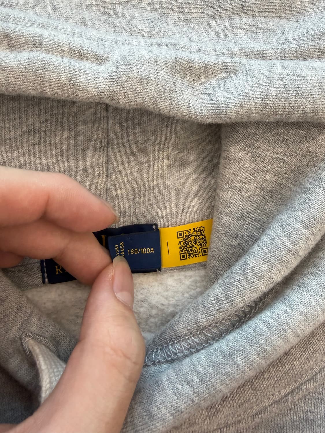 폴로 성조기 후드티 그레이 상품이미지3