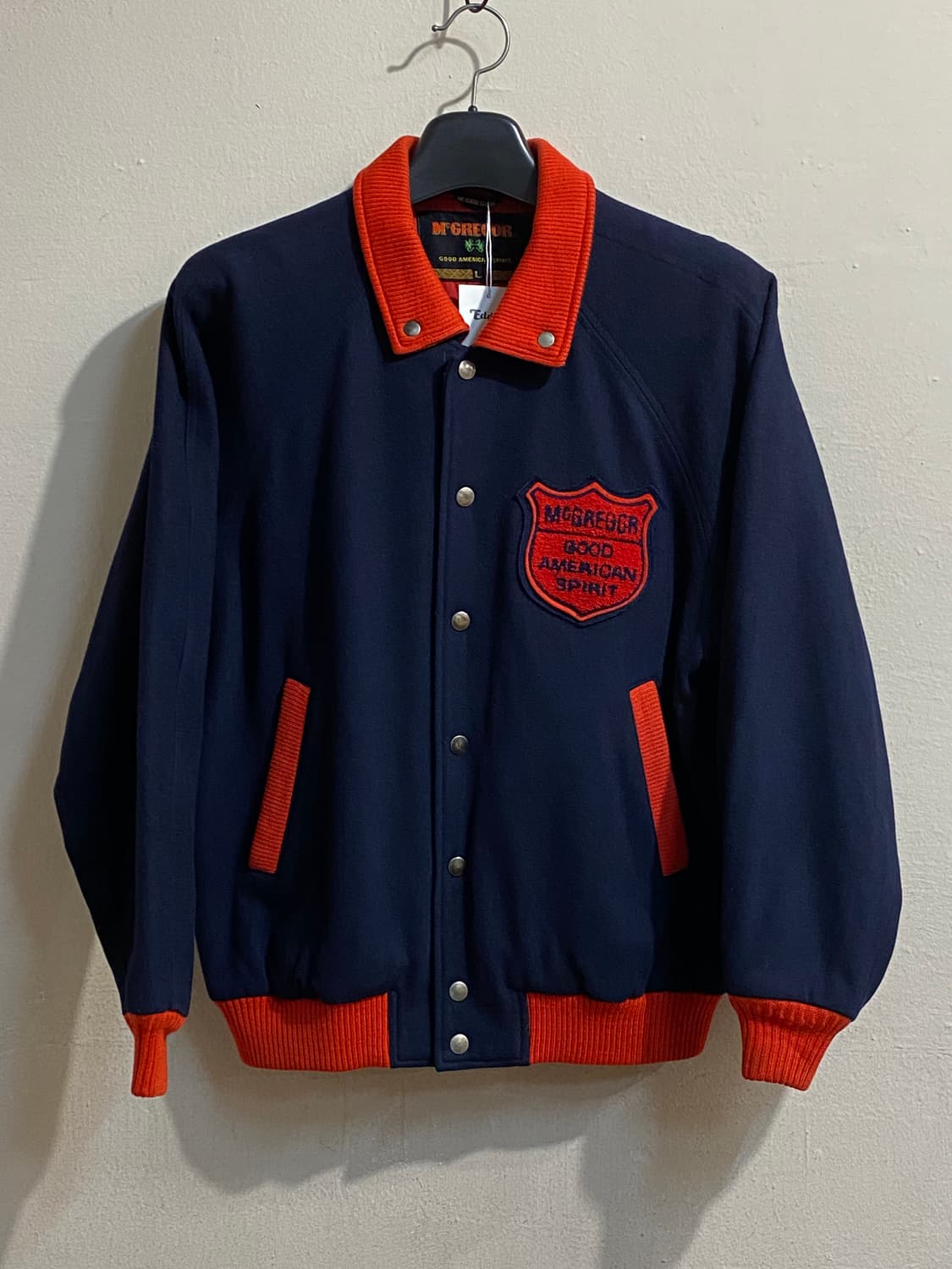 맥그리거 네이비 울 바시티 자켓 상품이미지2