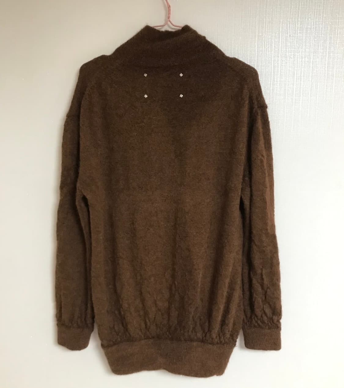 Suno kuwahara 터틀넥 가디건 상품이미지2