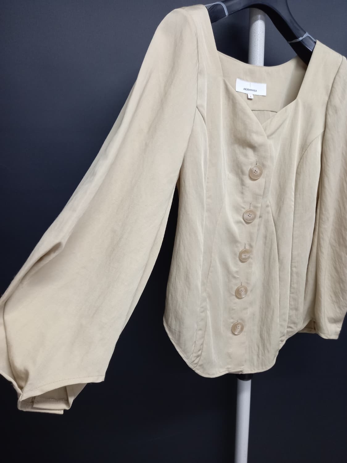 새 아키라나카 춘하추 레이온 긴팔블라우스 55.44 상품이미지4