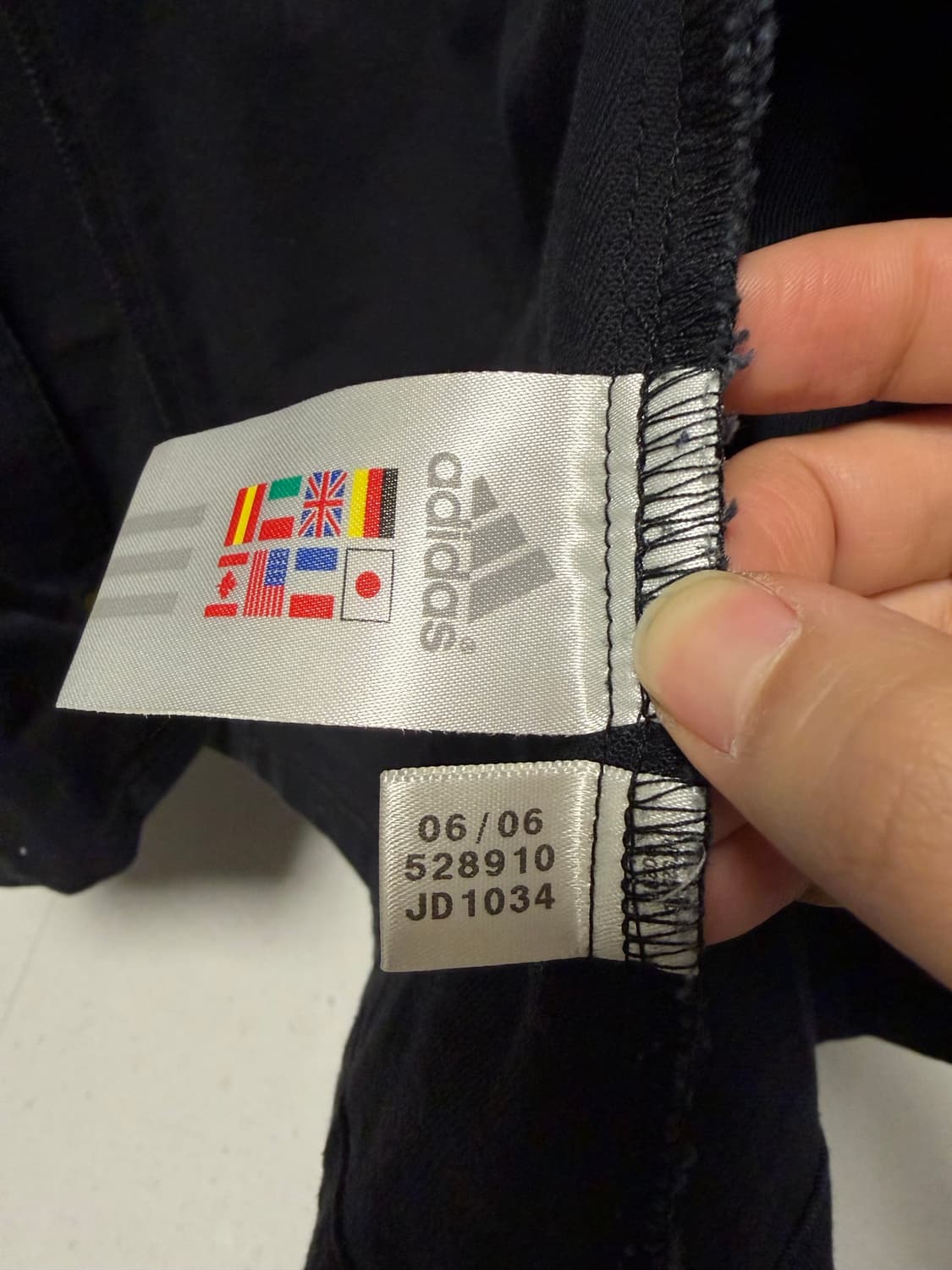 아디다스 7부 트랙 데님 자켓  상품이미지3