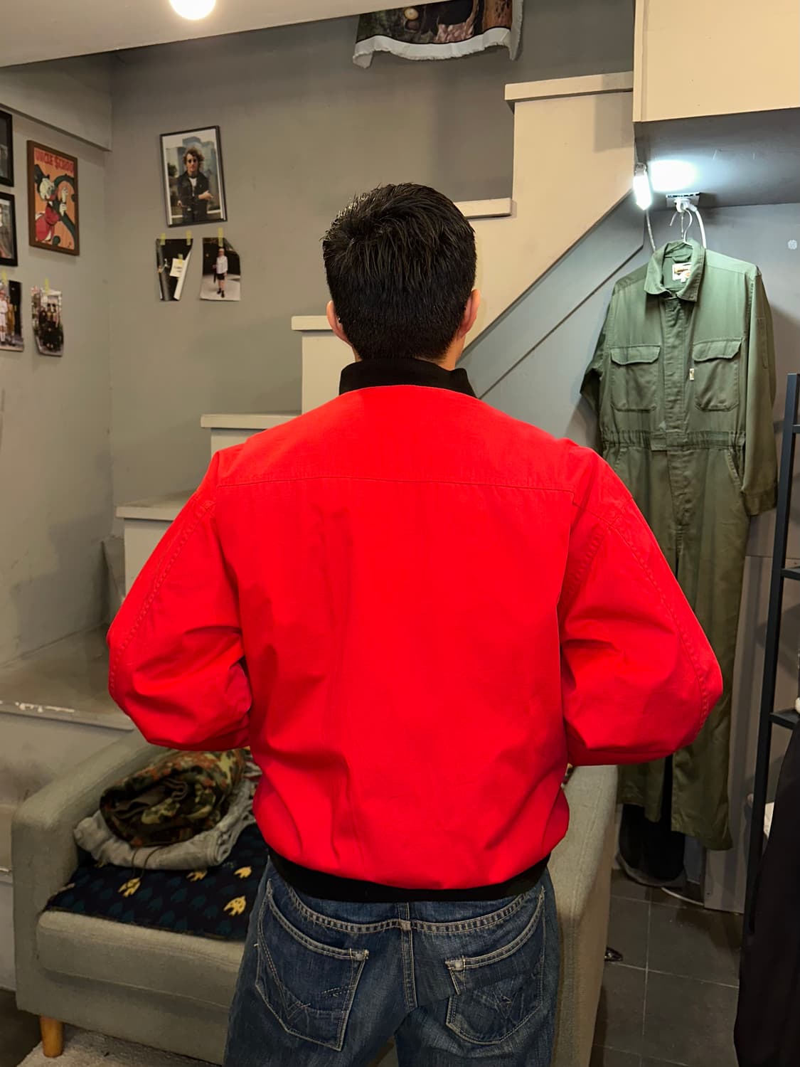 90‘s Marlboro logo reversible jacket 상품이미지9