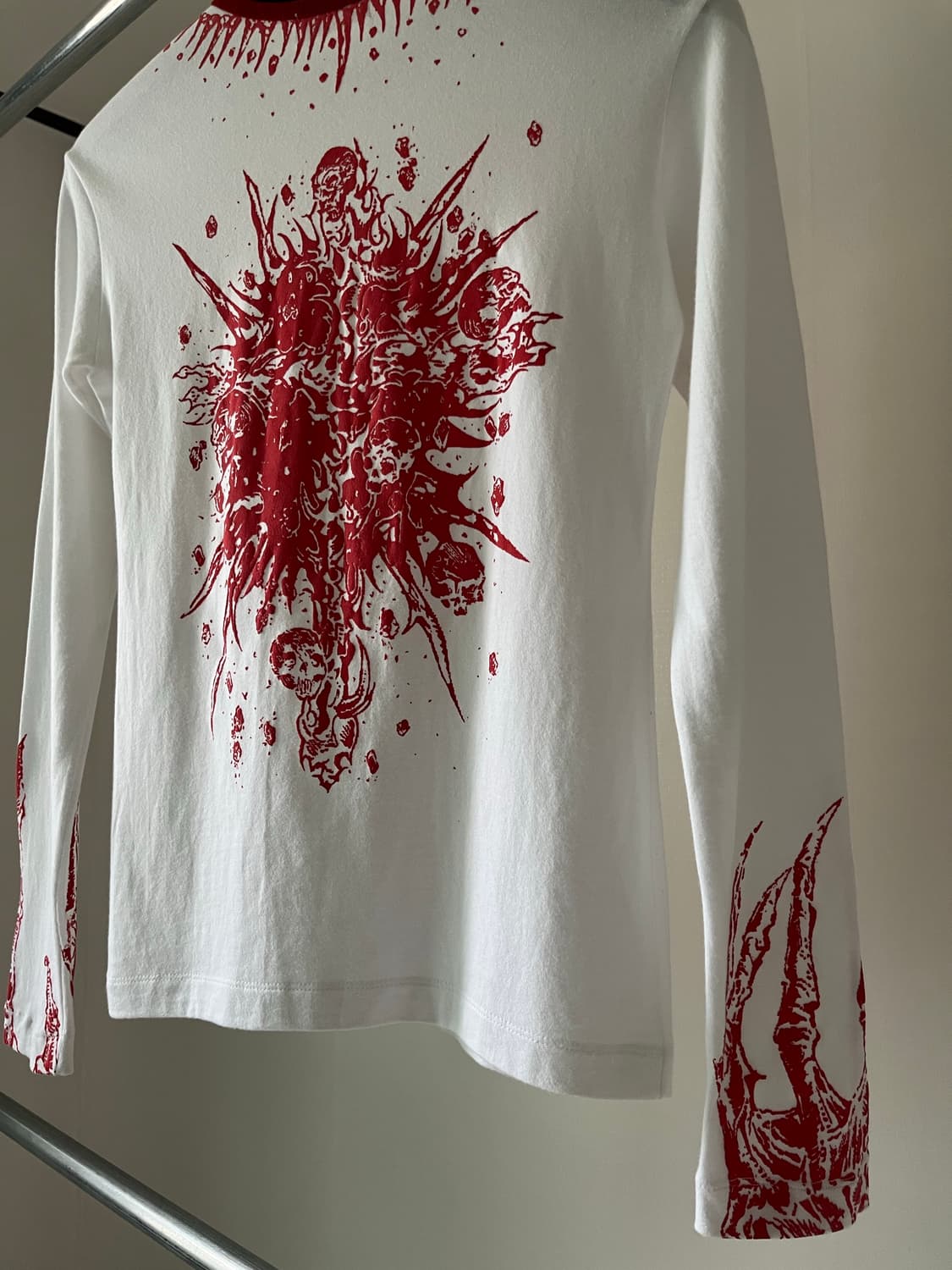 Yasuyuki Ishii Cross Design Printed LS 상품이미지7