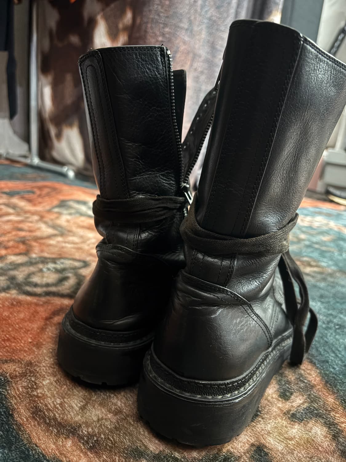 TTF✳️앤드뮐미스터 사이드지퍼 컴뱃부츠 상품이미지6