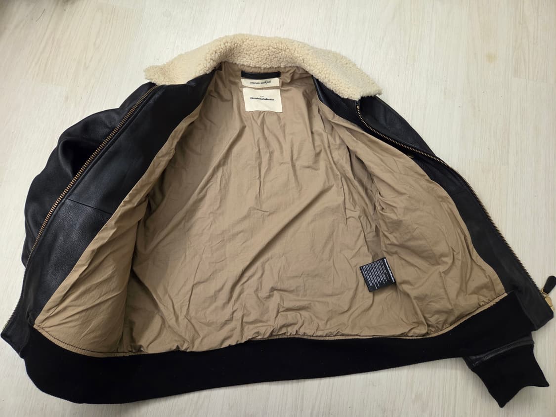 비바스튜디오 가죽 봄버 상품이미지4