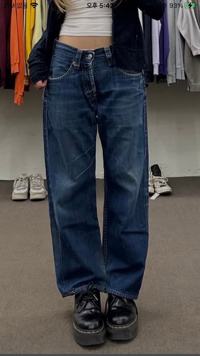 리바이스 902 신치백 데님 팬츠 상품이미지6