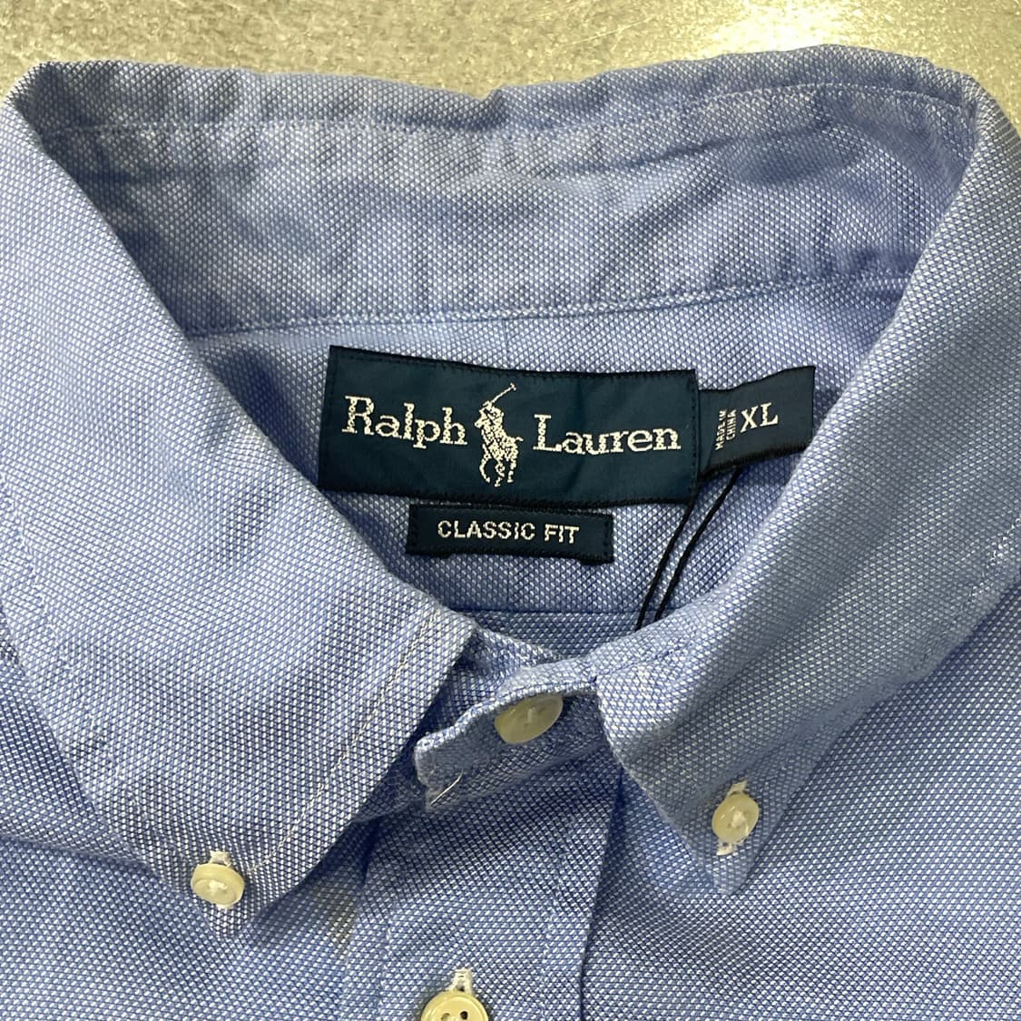 (XL) POLO 폴로 랄프로렌 솔리드 셔츠 클래식핏 상품이미지8
