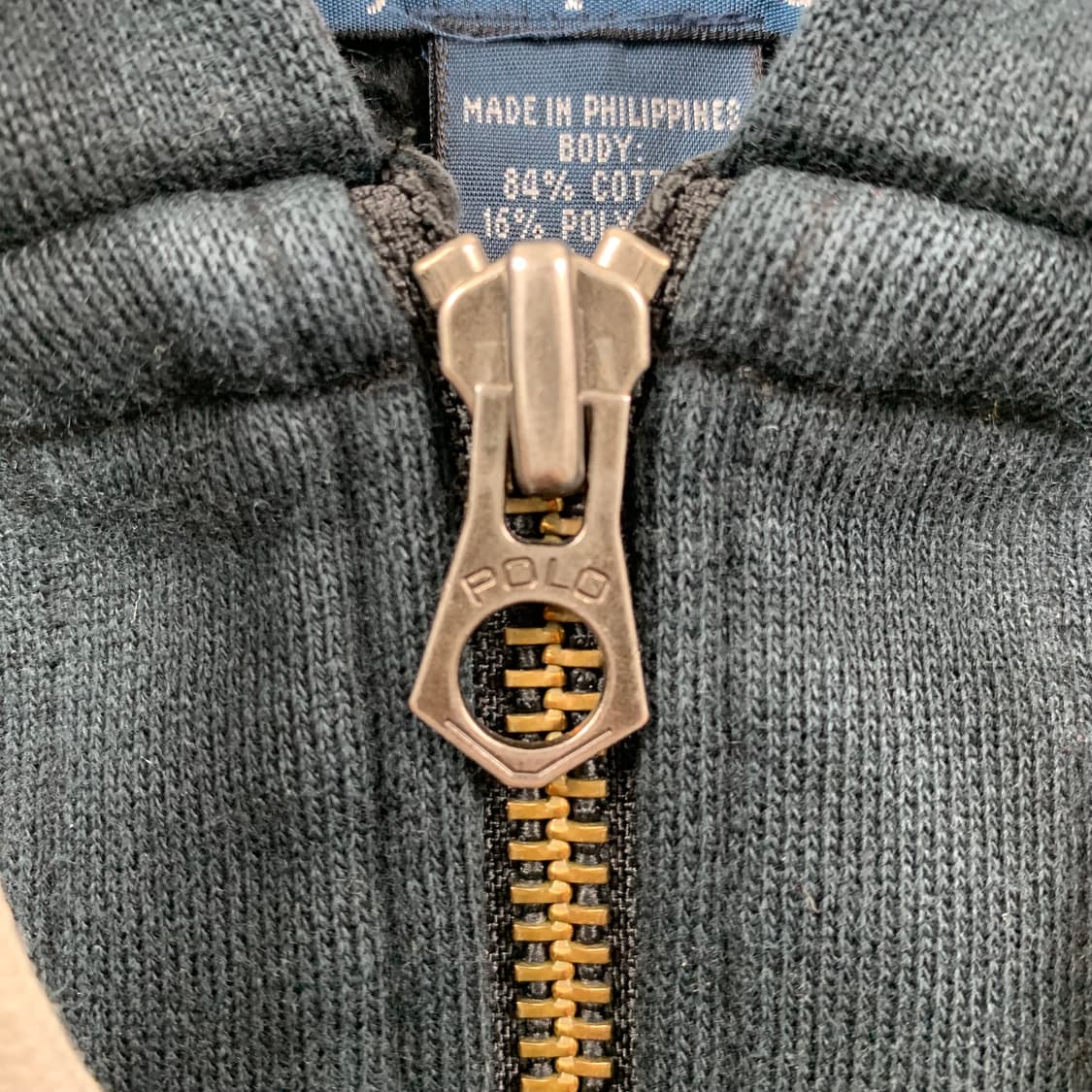 폴로 랄프로렌 포니로고 써멀 후드집업 블랙 상품이미지4