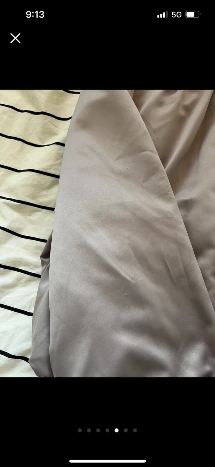 아모멘토 실키 패디드 크롭 점퍼 그레이 상품이미지4