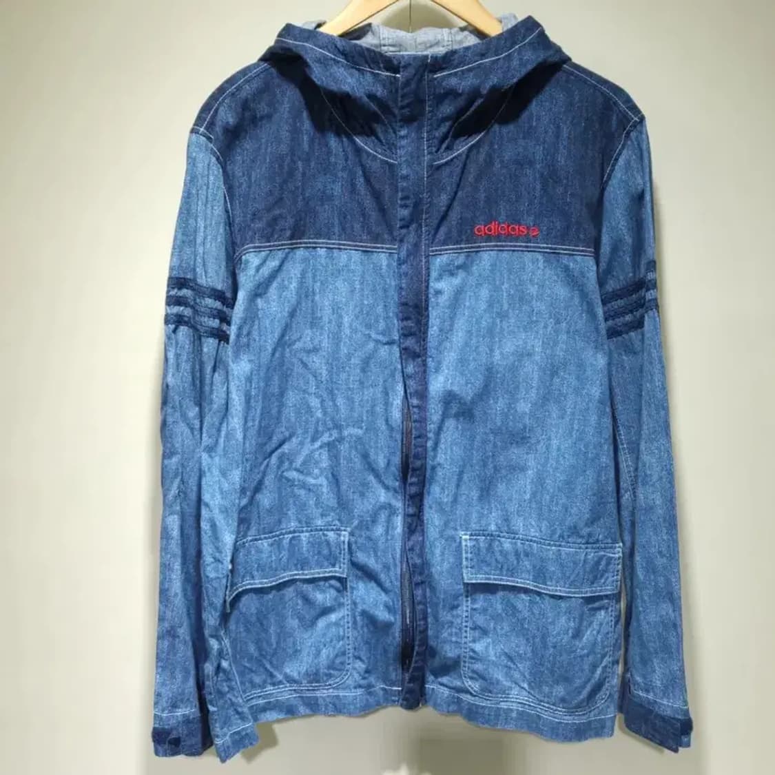 아디다스 데님 후드 집업 ~F 상품이미지1