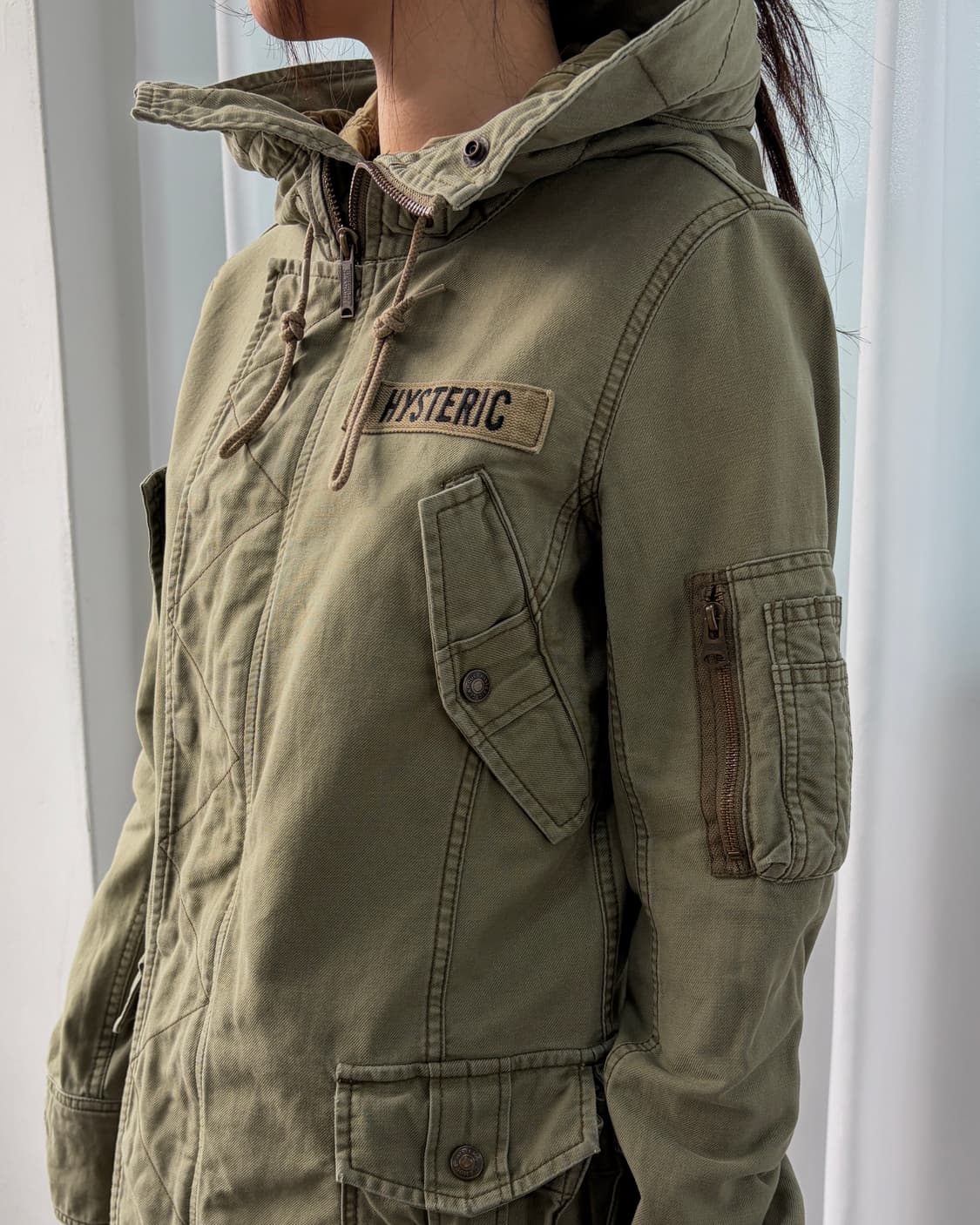 [S]히스테릭 글래머 밀리터리 피쉬테일 파카 상품이미지2