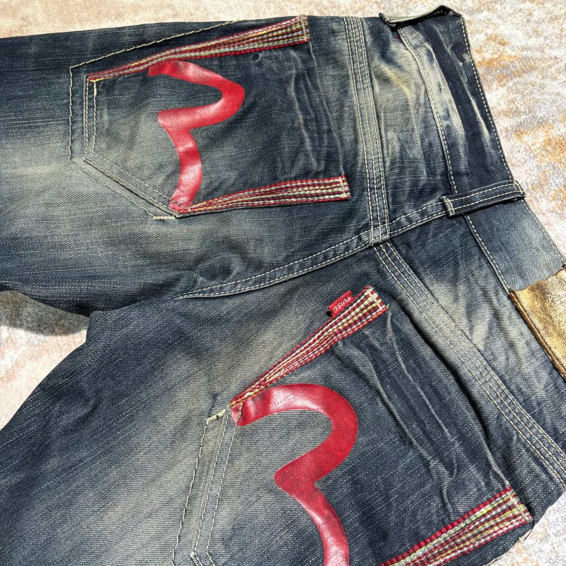 에비수 빈티지 워싱 데님팬츠 상품이미지7