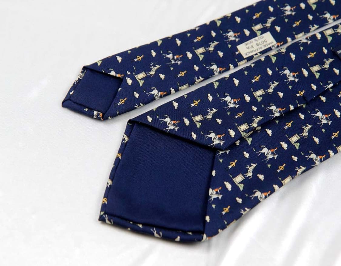 에르메스 9.1cm A+등급 남자 명품 넥타이 상품이미지4