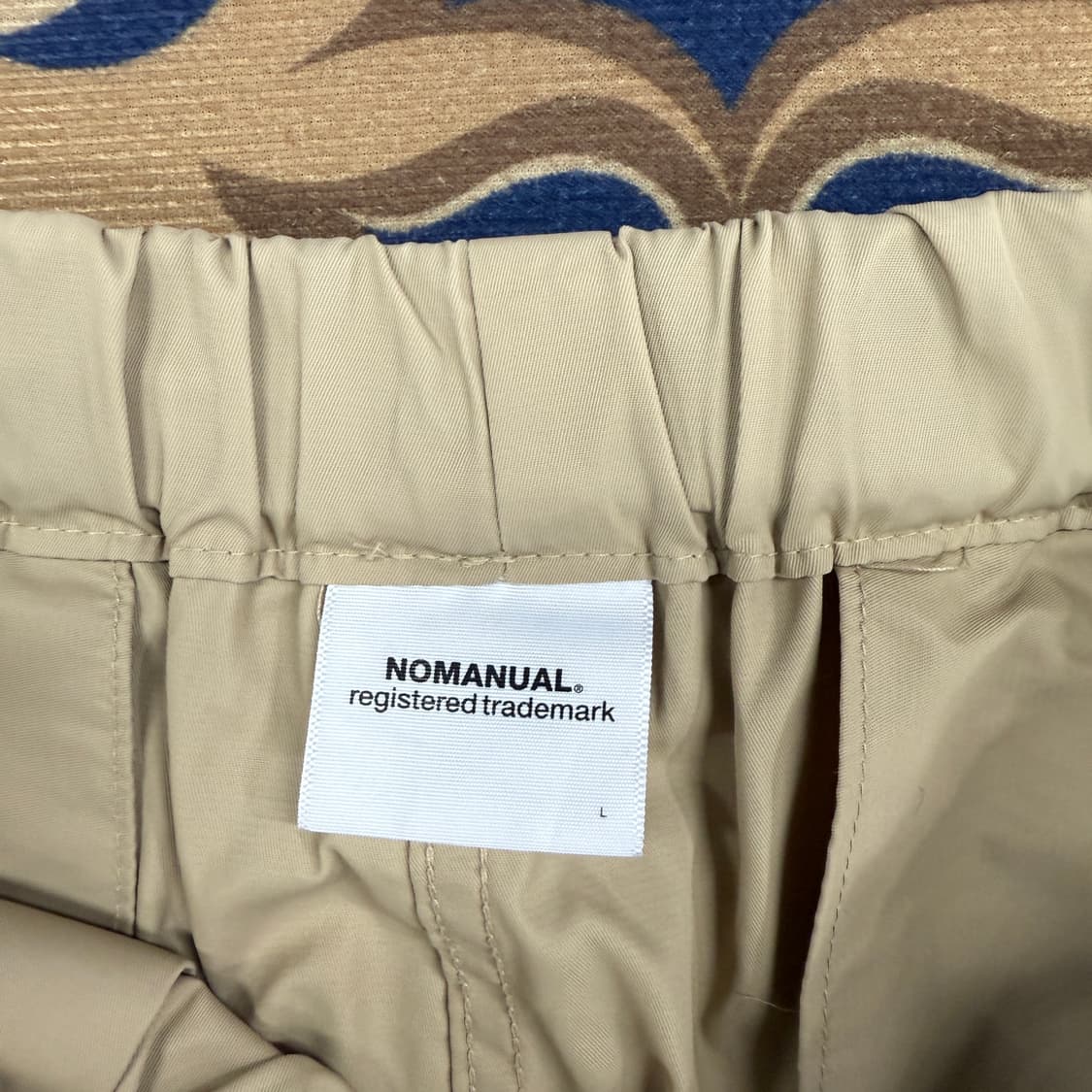 (L)노 메뉴얼 nomanual 우븐 카고팬츠 상품이미지2