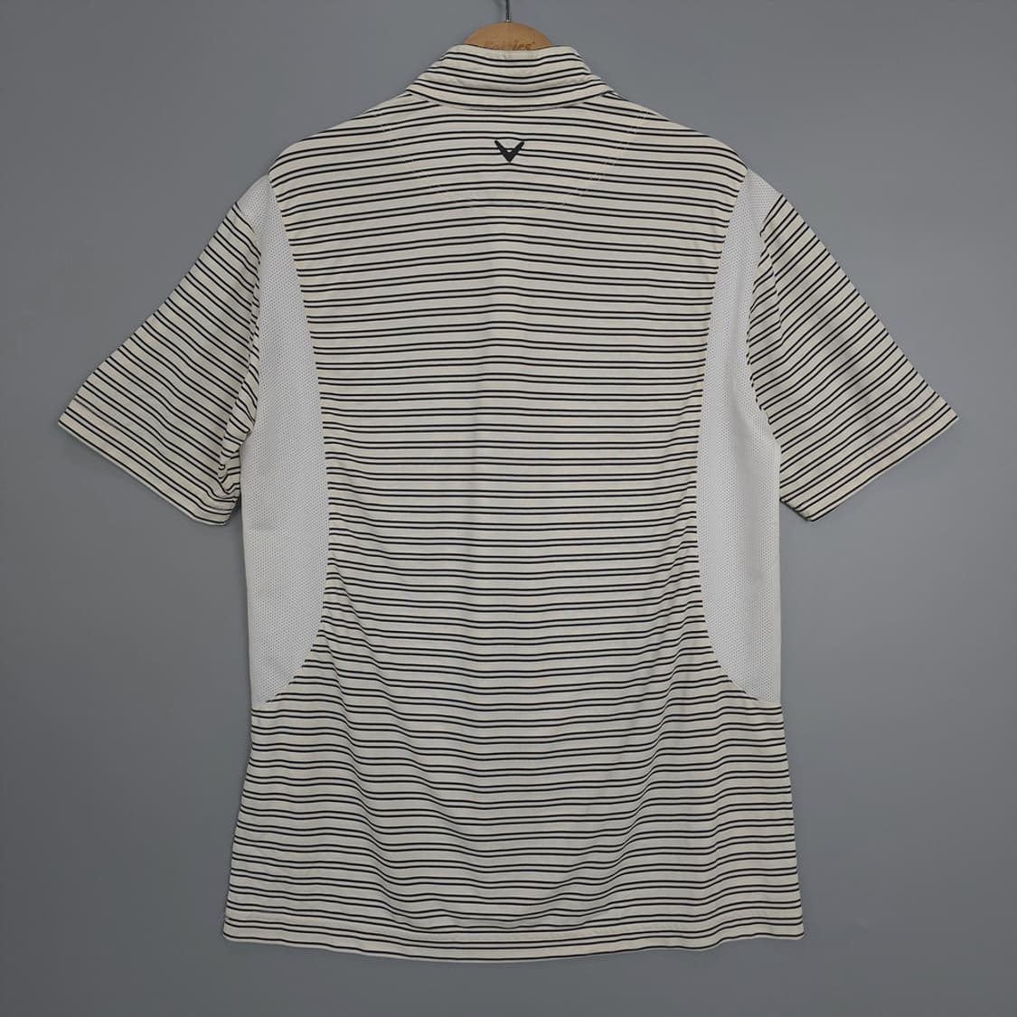 캘러웨이 Callaway 골프 X시리즈 스트라이프 반집업 반팔티 M 상품이미지4