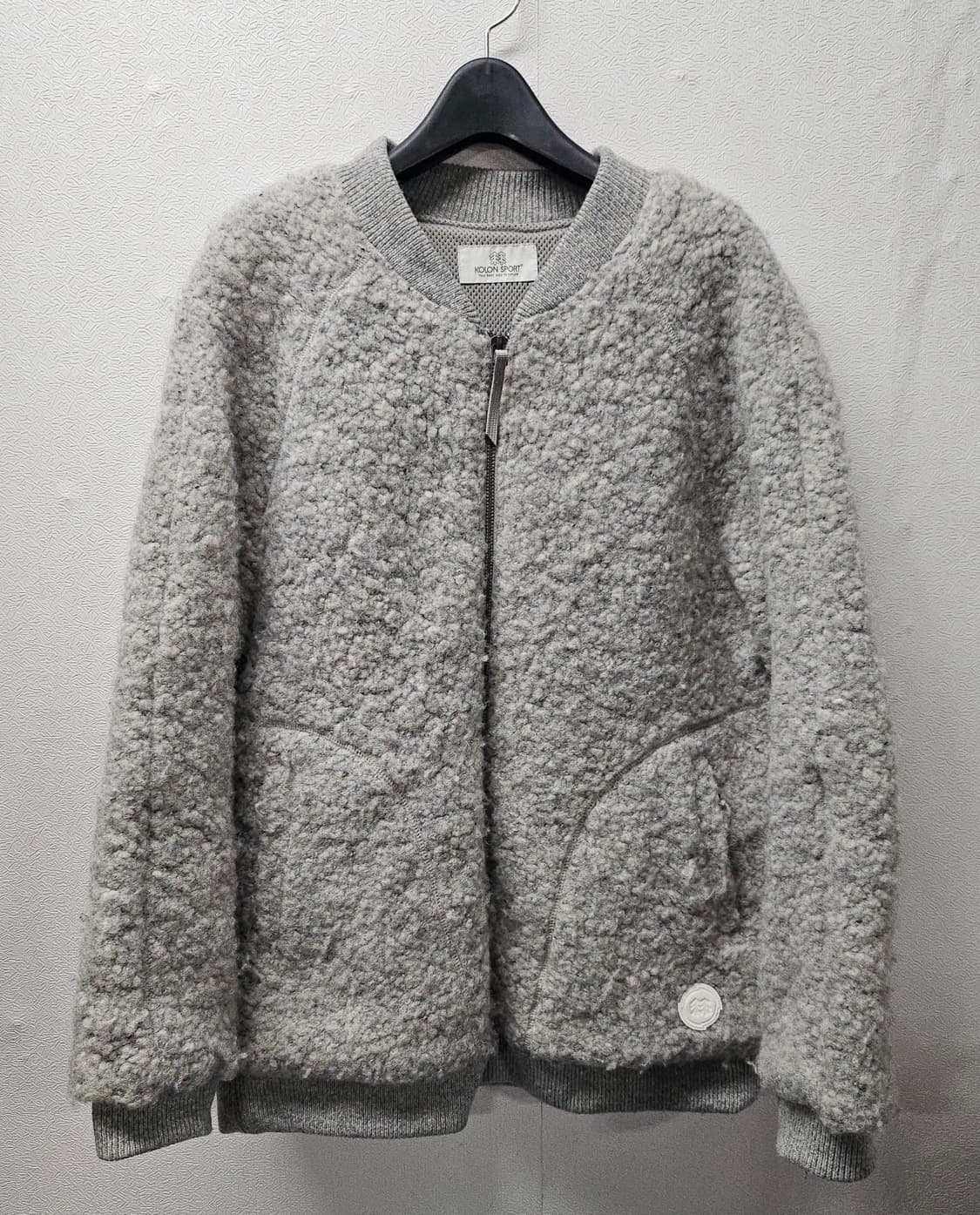 코오롱스포츠 여성 부클 플리스 스테디 움넥 재킷 95 상품이미지1