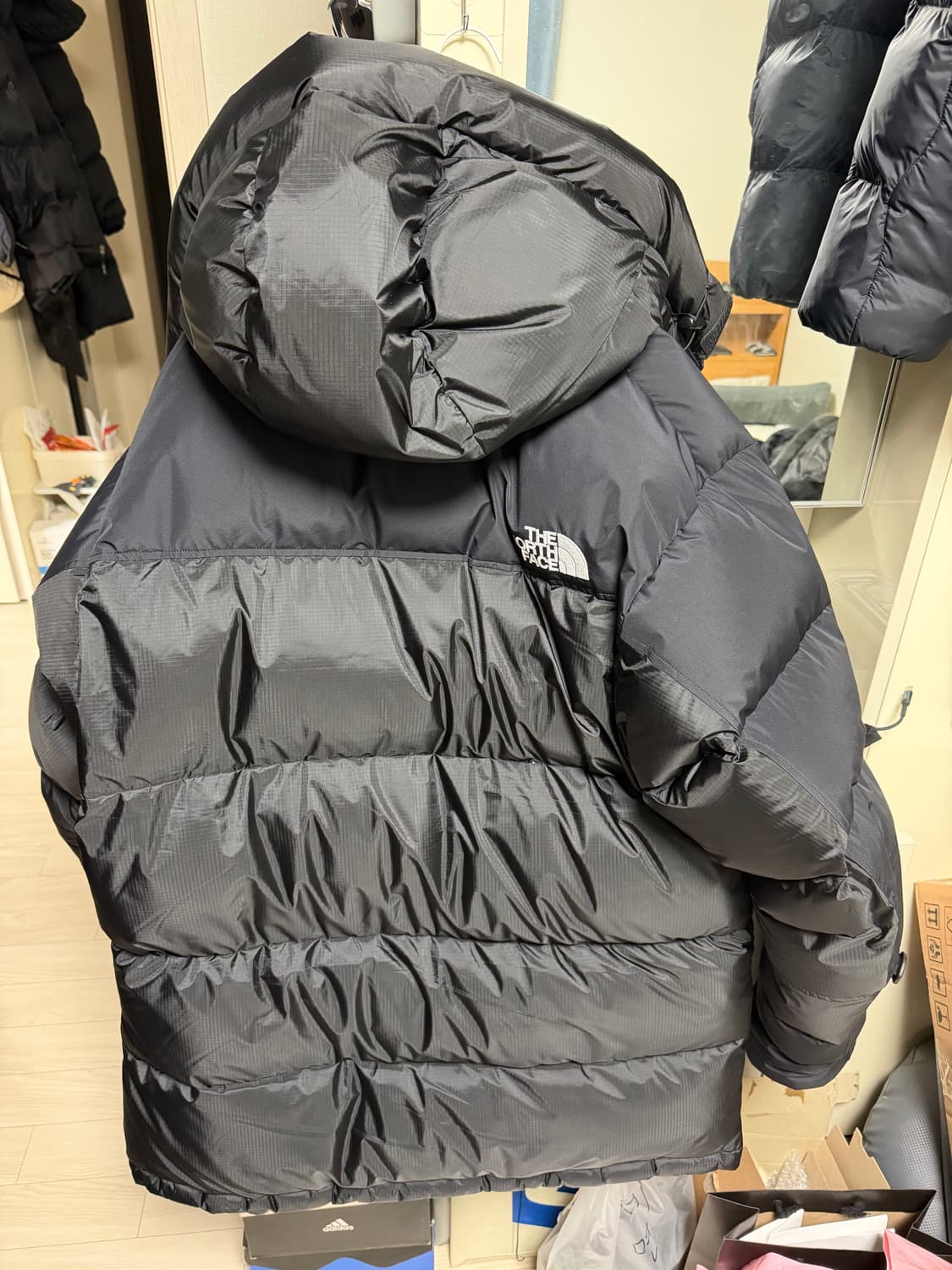 [xl] 노스페이스 힘다운 파카 블랙 일본판 상품이미지4