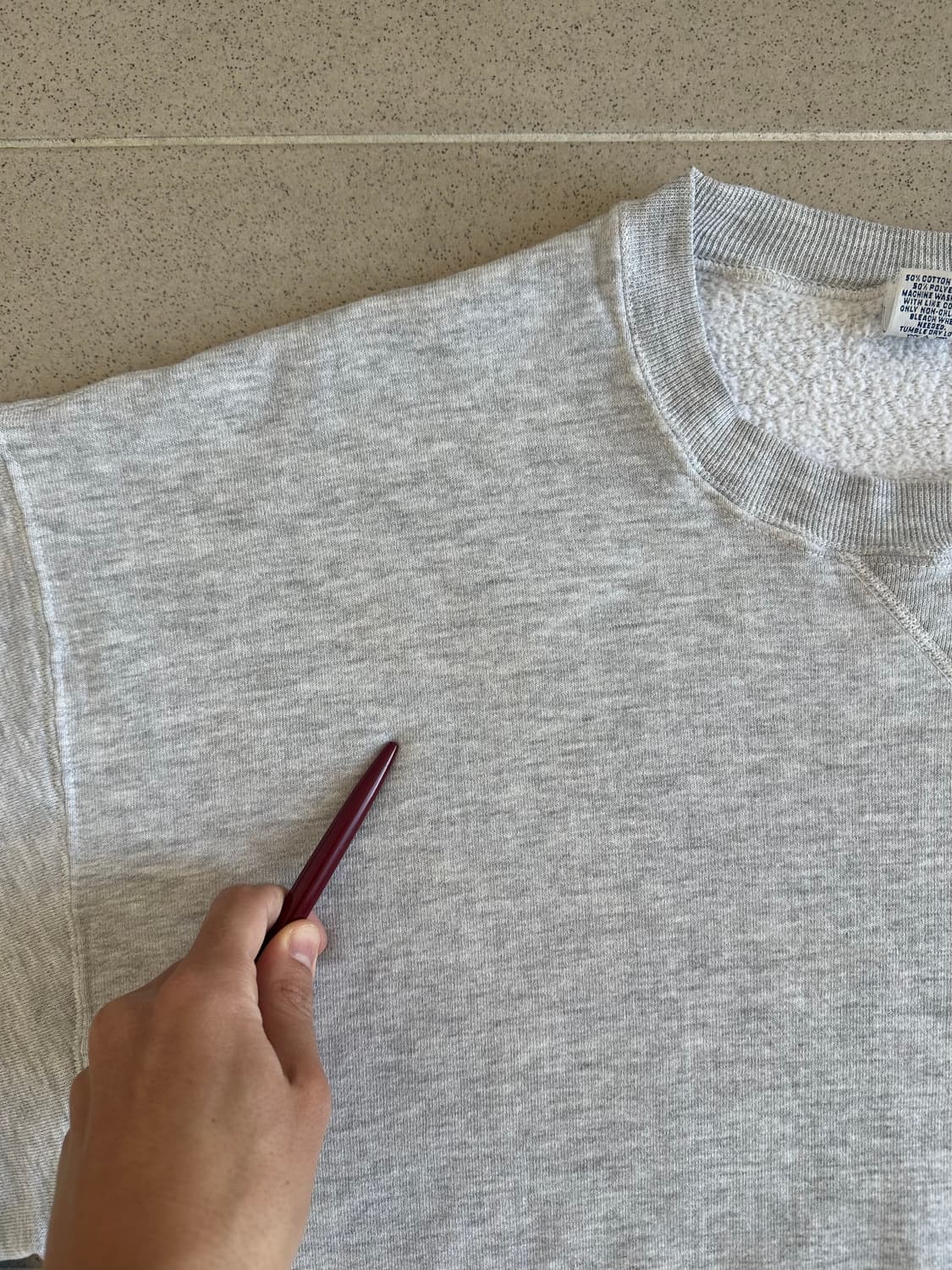 90s 빈티지 러셀 스웻셔츠 그레이 XL 상품이미지5