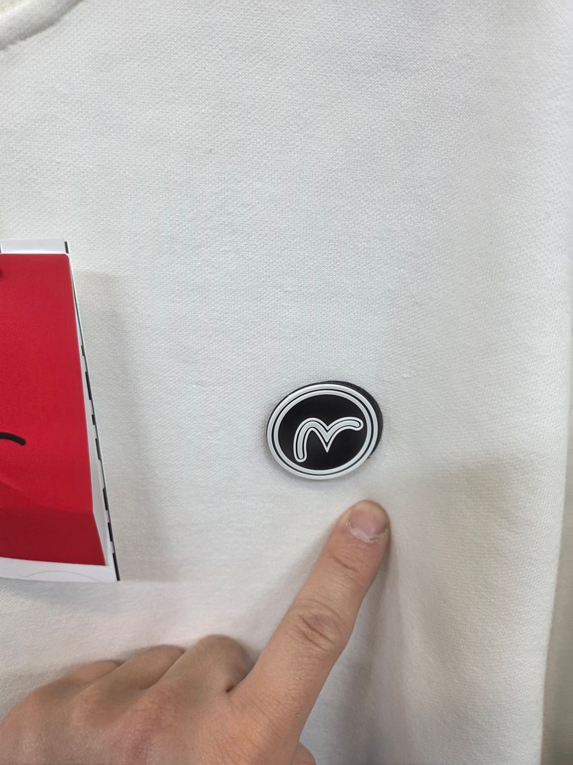 에비수 스몰로고 맨투맨 반팔 L 상품이미지5