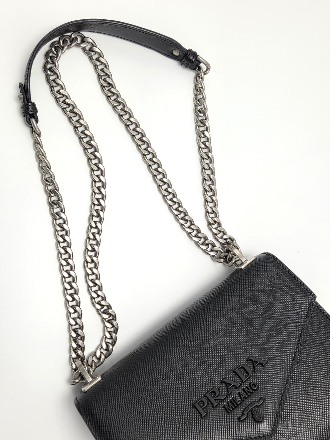 프라다 사피아노 모노크롬 스몰체인1BD127 상품이미지3