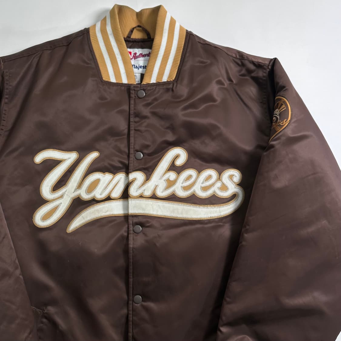 마제스틱 양키즈 브라운 스타디움 자켓 상품이미지2