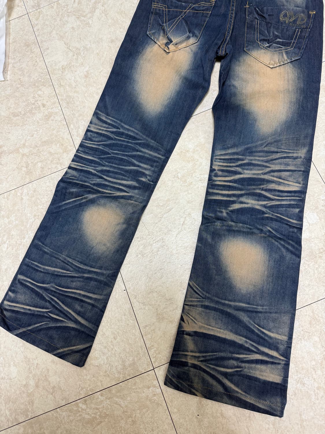 로우라이즈 나염 펑크 팬츠  상품이미지7