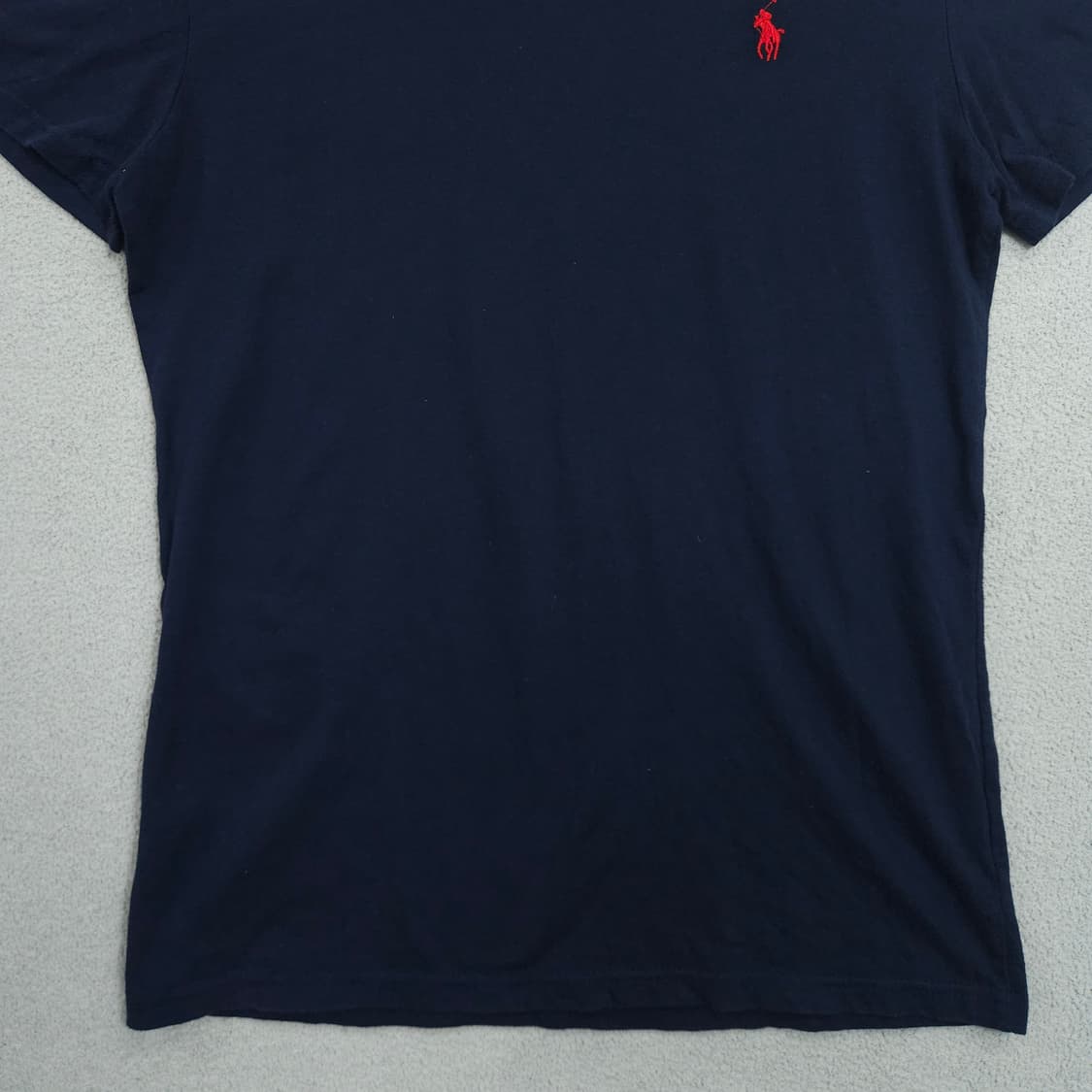 폴로 랄프 로렌 반팔티 M 네이비 커스텀 슬림핏 상품이미지3