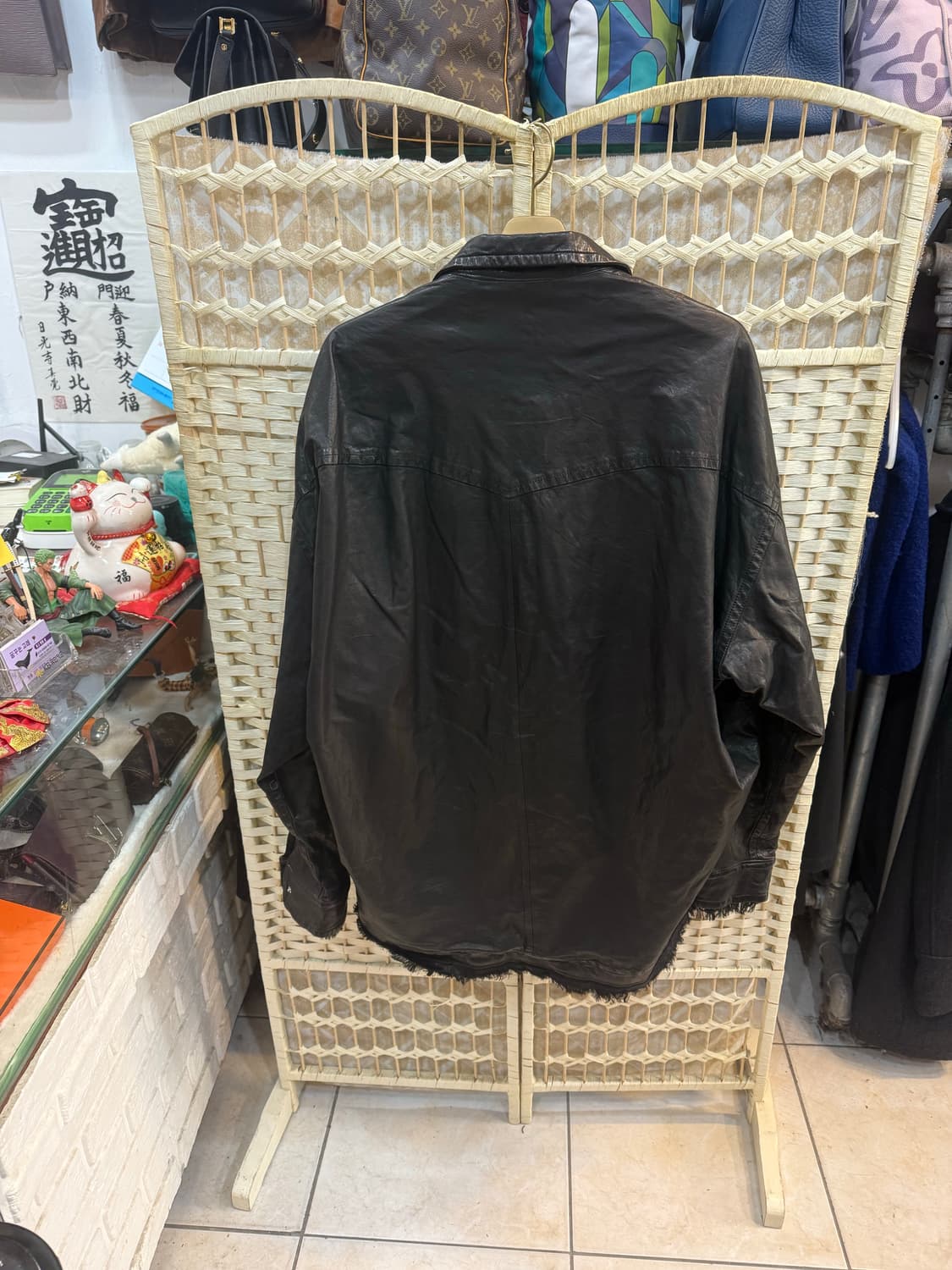 48/105 정품 미하라야스히로 백러시 가죽자켓 팝니다 상품이미지9