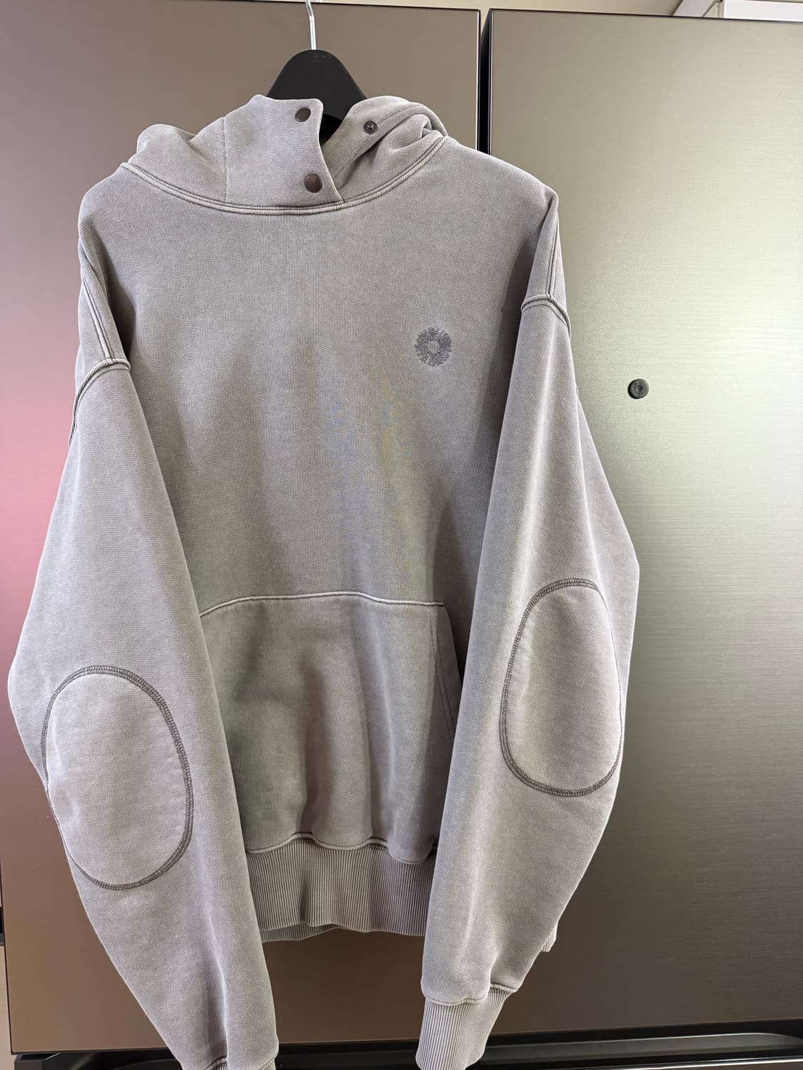 999휴머니티 넥 스냅 다잉 후디 상품이미지3