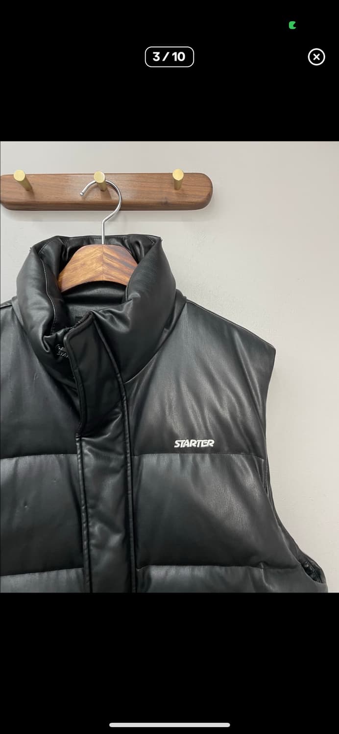 스타터 레더 다운 베스트 A3178 상품이미지3