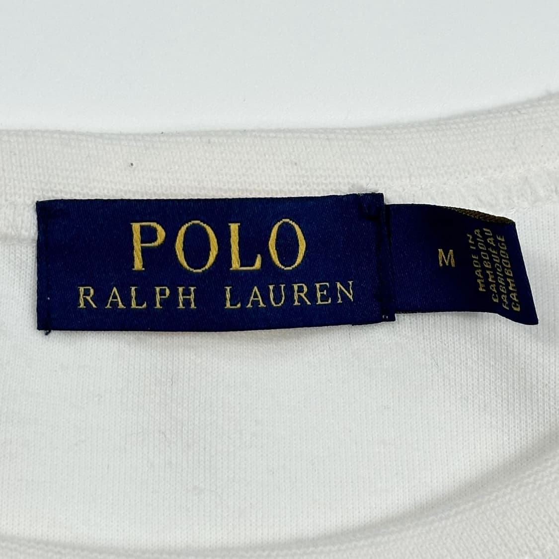 폴로 랄프로렌 클래식 크루넥 맨투맨 화이트 M 상품이미지5