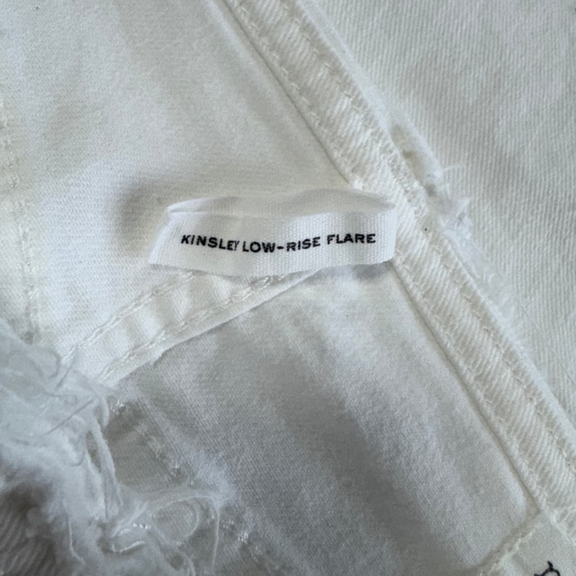 랙앤본 세미 부츠 화이트 데님 진 (25) 상품이미지4