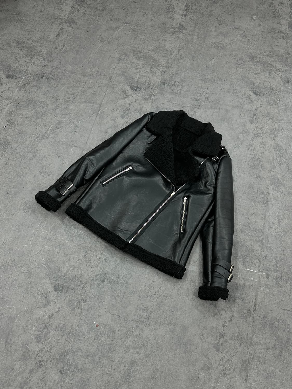 무스탕 자켓 상품이미지2