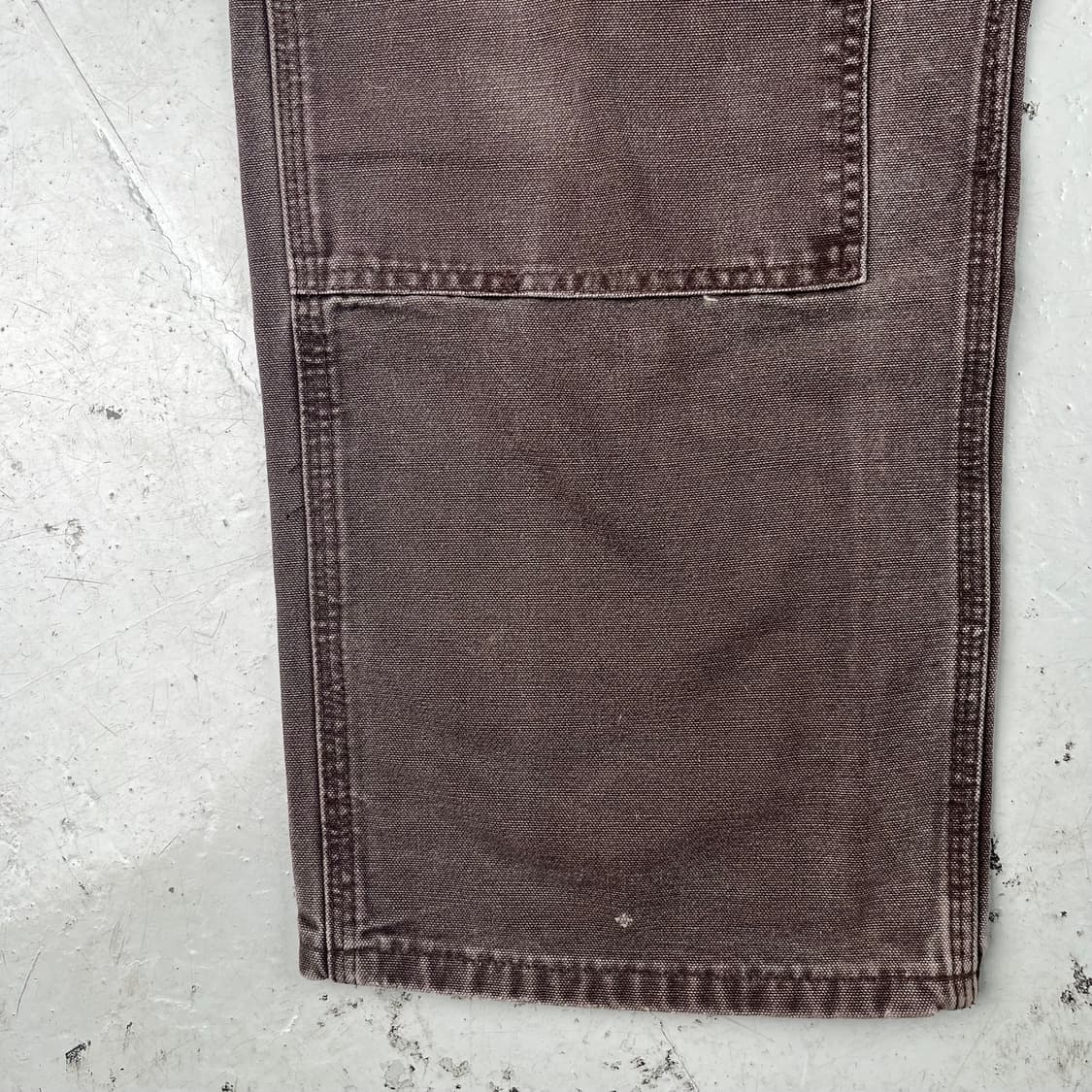 빈티지 칼하트 더블니 다크브라운 워크팬츠 B136DKB 상품이미지8