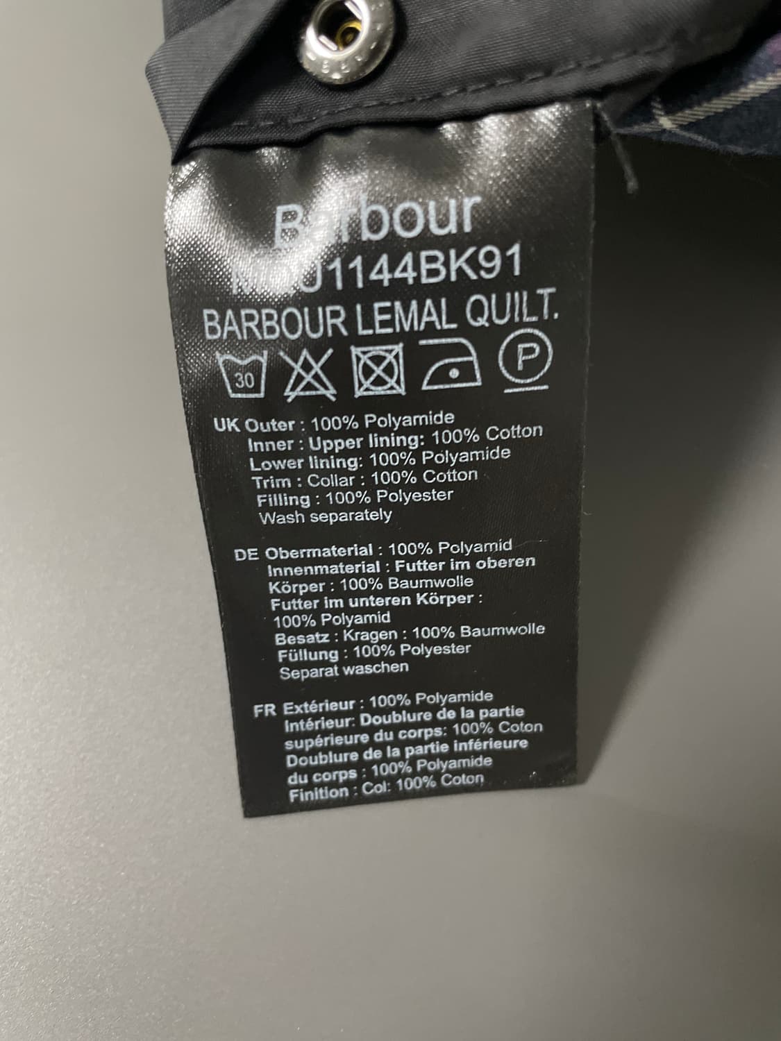 [L] BARBOUR 레말 퀼팅 자켓 상품이미지10