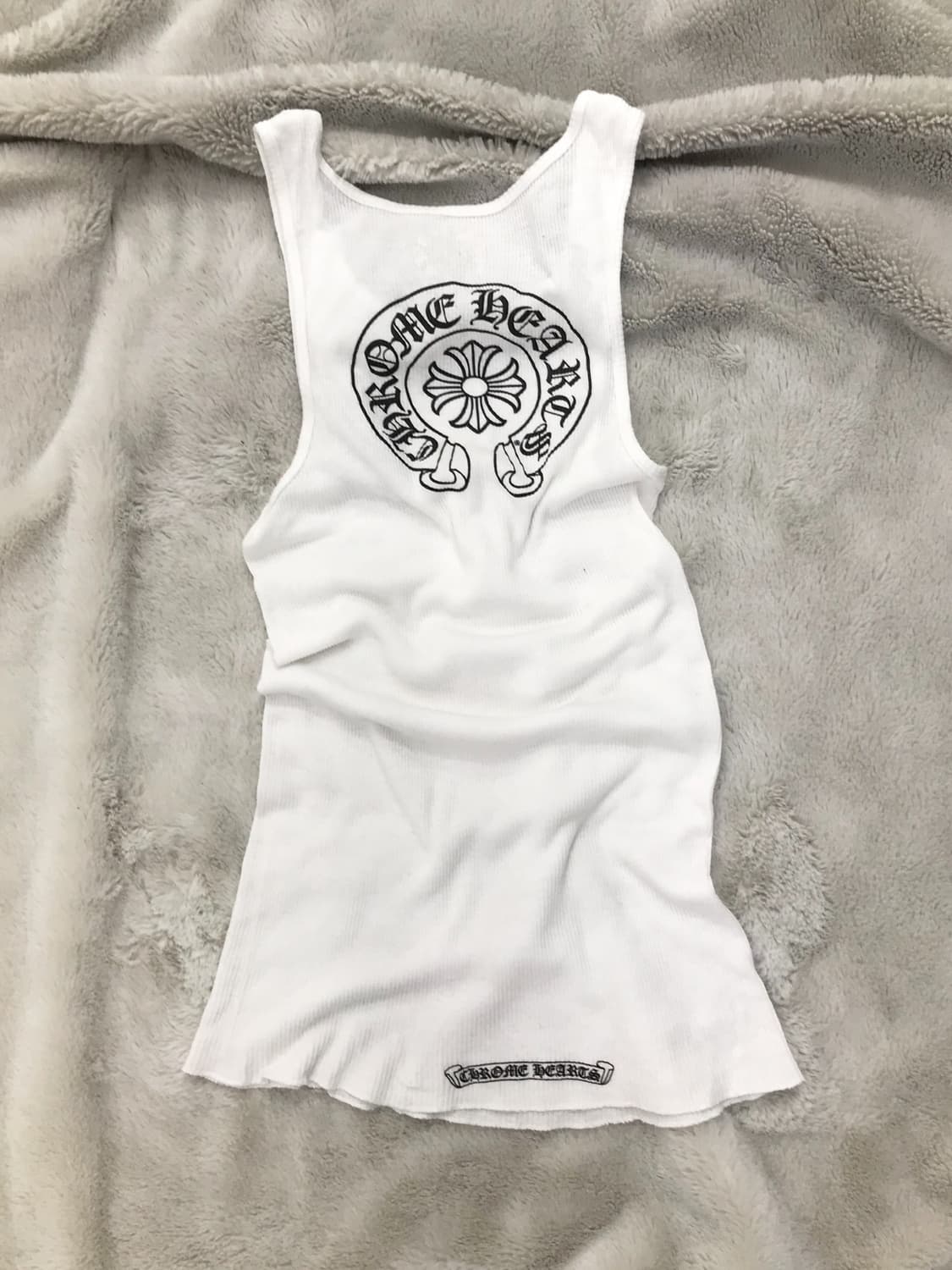 < Chrome Hearts Horseshoe Tank Top White 상품이미지7
