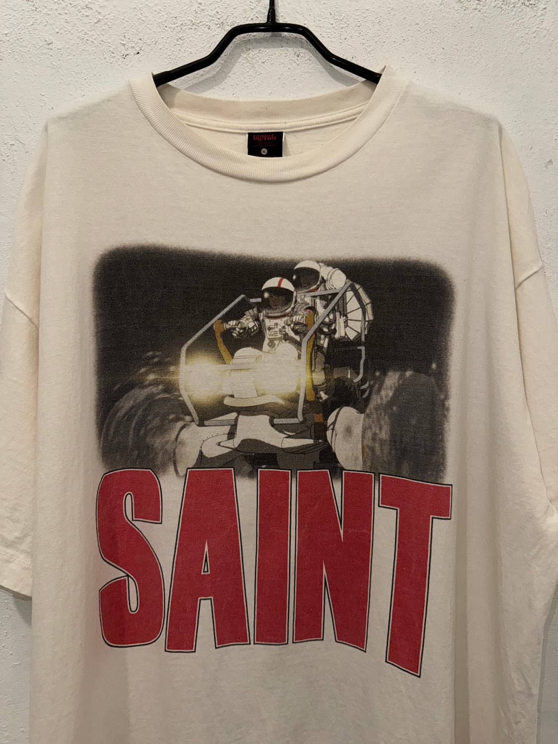 세인트 마이클 x 프리덤 숏슬리브 티셔츠 화이트 - 24SS 상품이미지3