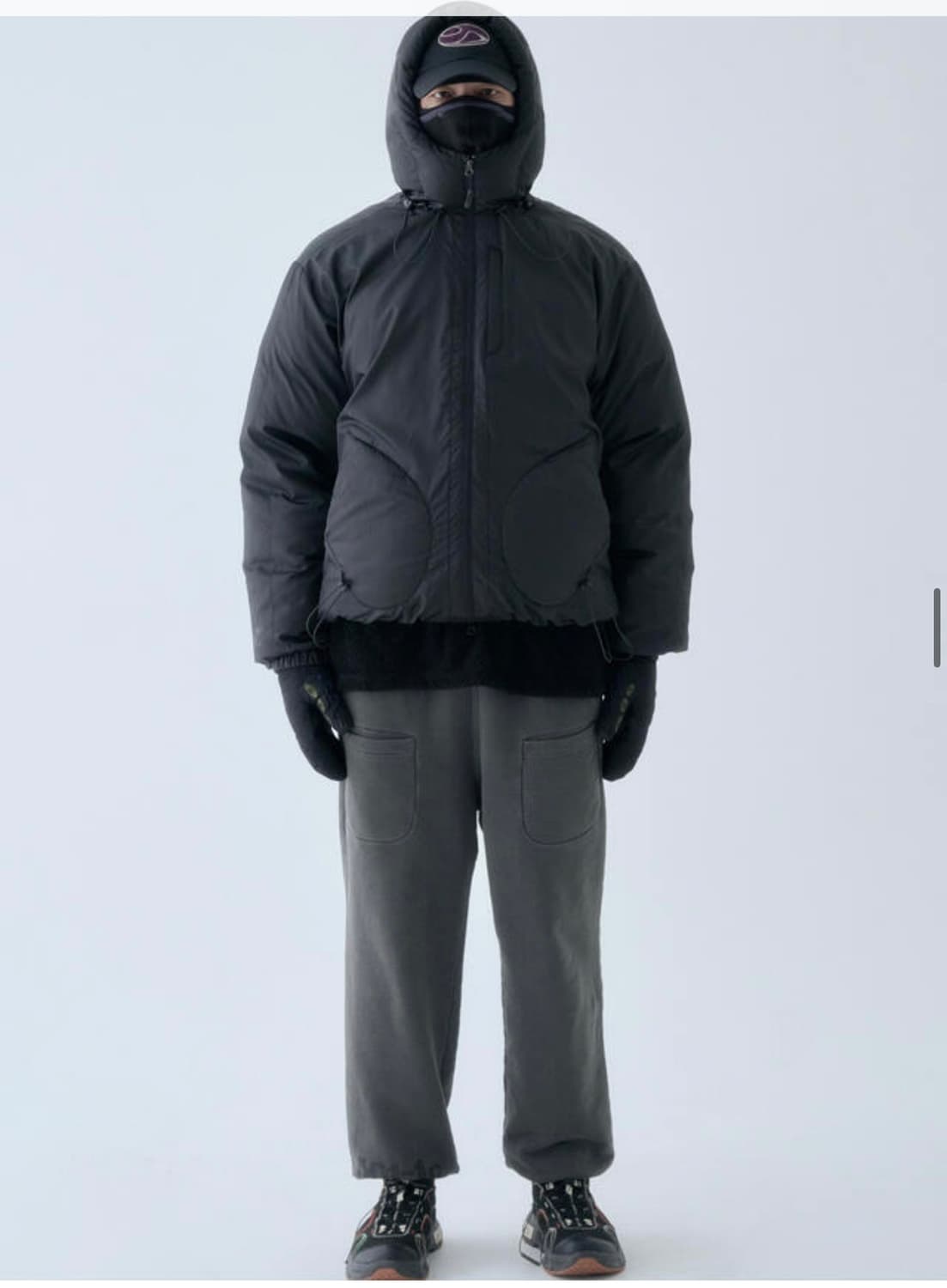 썸웨어아웃사이드 SOHC 푸퍼 패딩 블랙 라지 상품이미지8